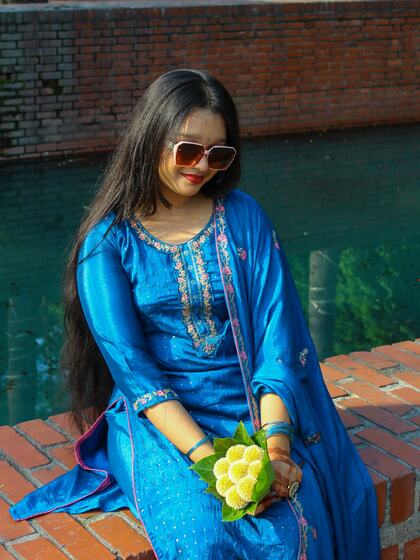 Tara Georgette Kurta